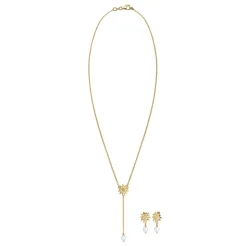 Edelweiß-Anhänger und Perlmutt-Schmuckset