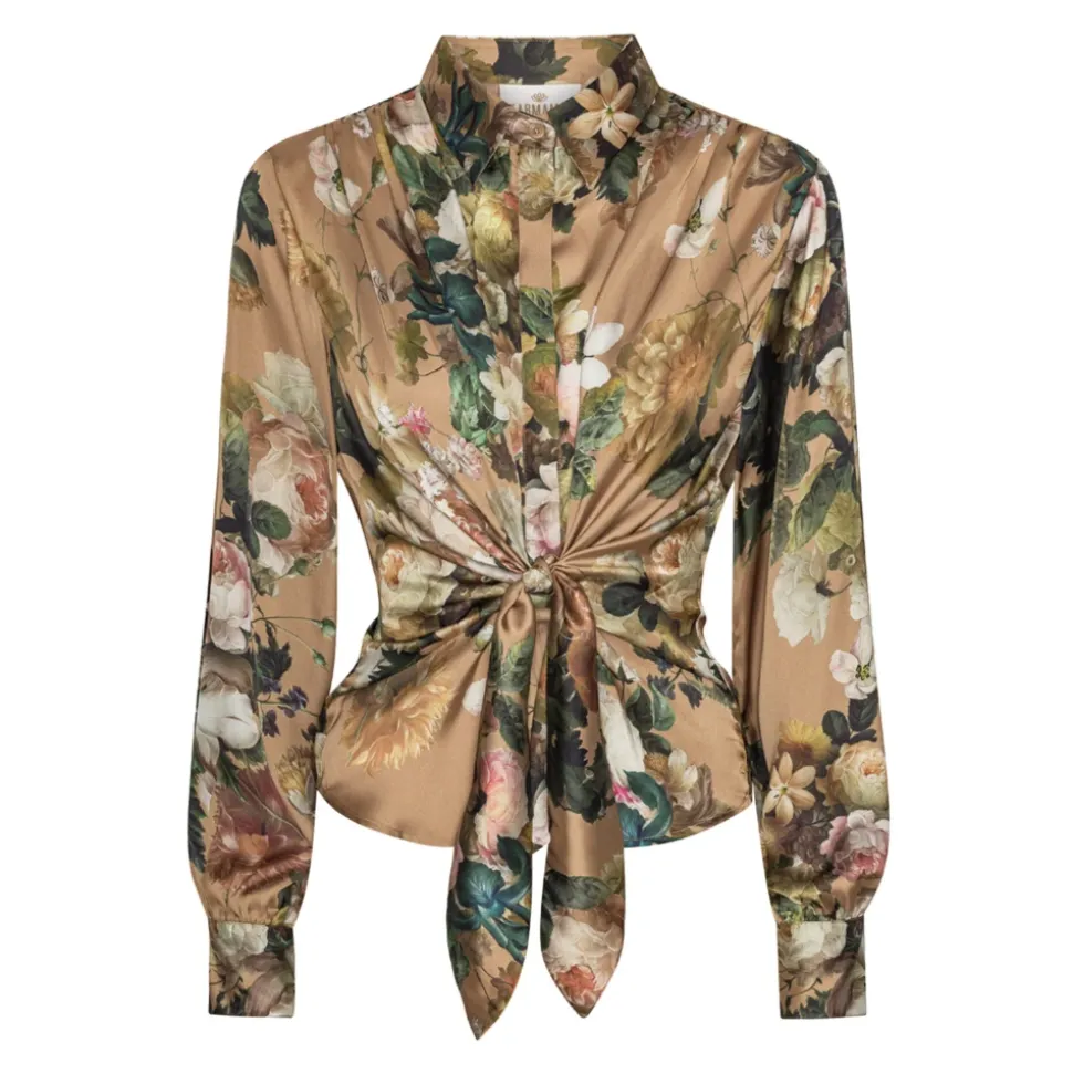 Elegante Bluse mit Knotendetail