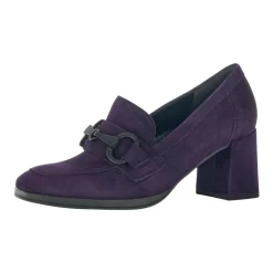 Elegante lilafarbene Wildleder-Pumps