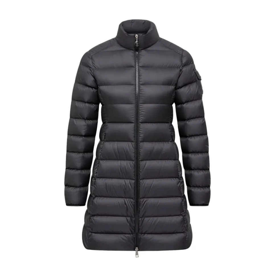 Elegante Mittellange Daunenjacke