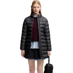 Elegante Mittellange Daunenjacke