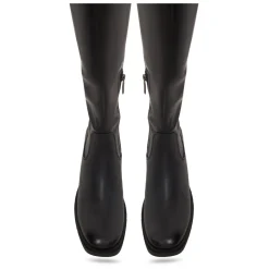 Elegante Rise Overknee-Stiefel aus Leder