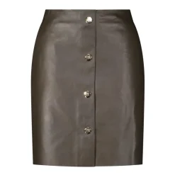 Eleganter Leder Mini Rock