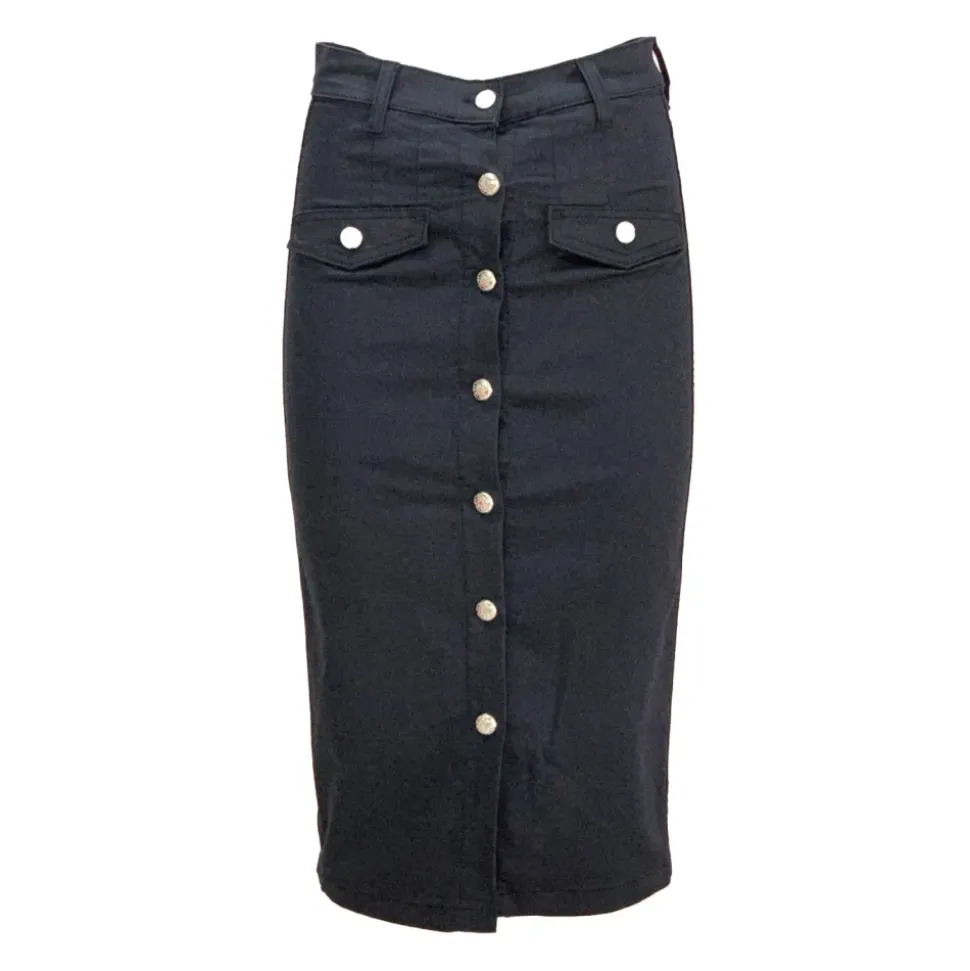 Eleganter Longuette Rock