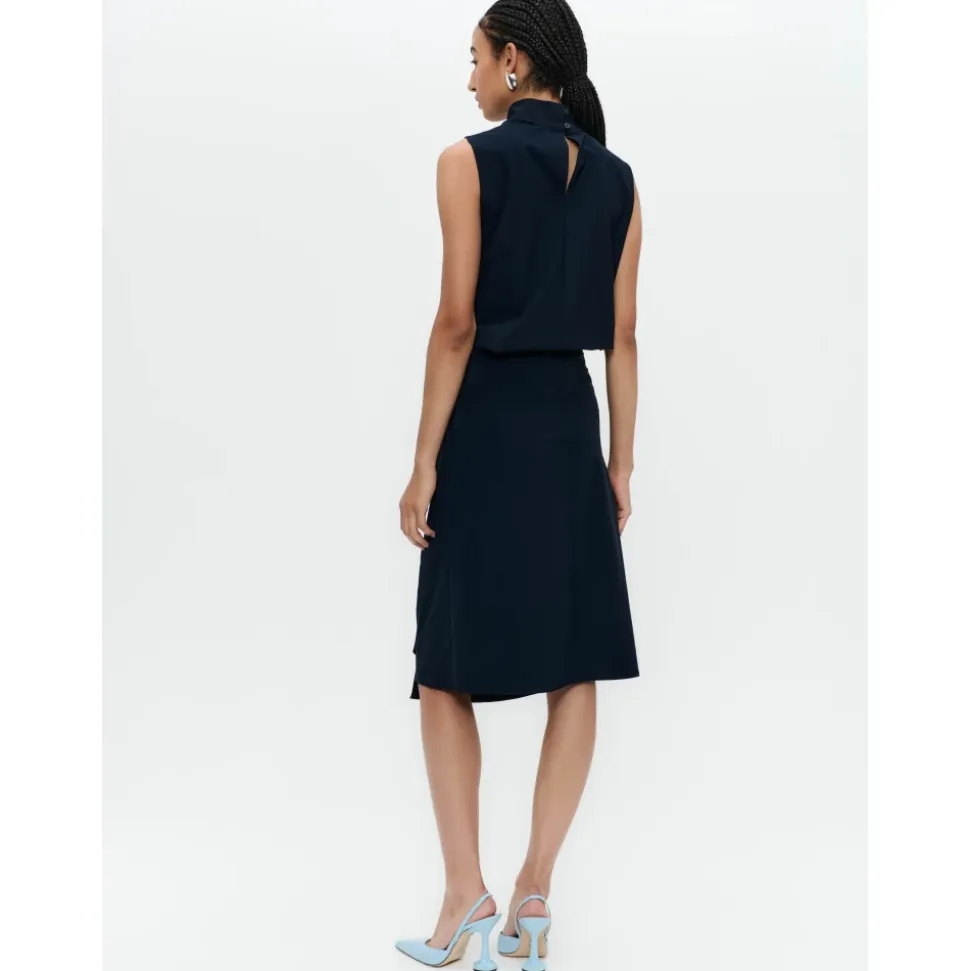 Eleganter Midi-Wickelrock