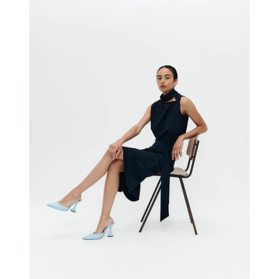 Eleganter Midi-Wickelrock