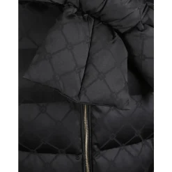Elisabetta Franchi Coats Schwarz