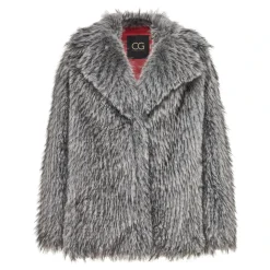 Faux Fur Mantel