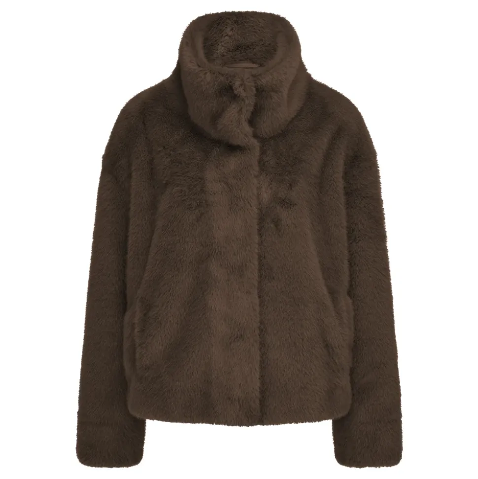 Faux Fur Shearling Jacke