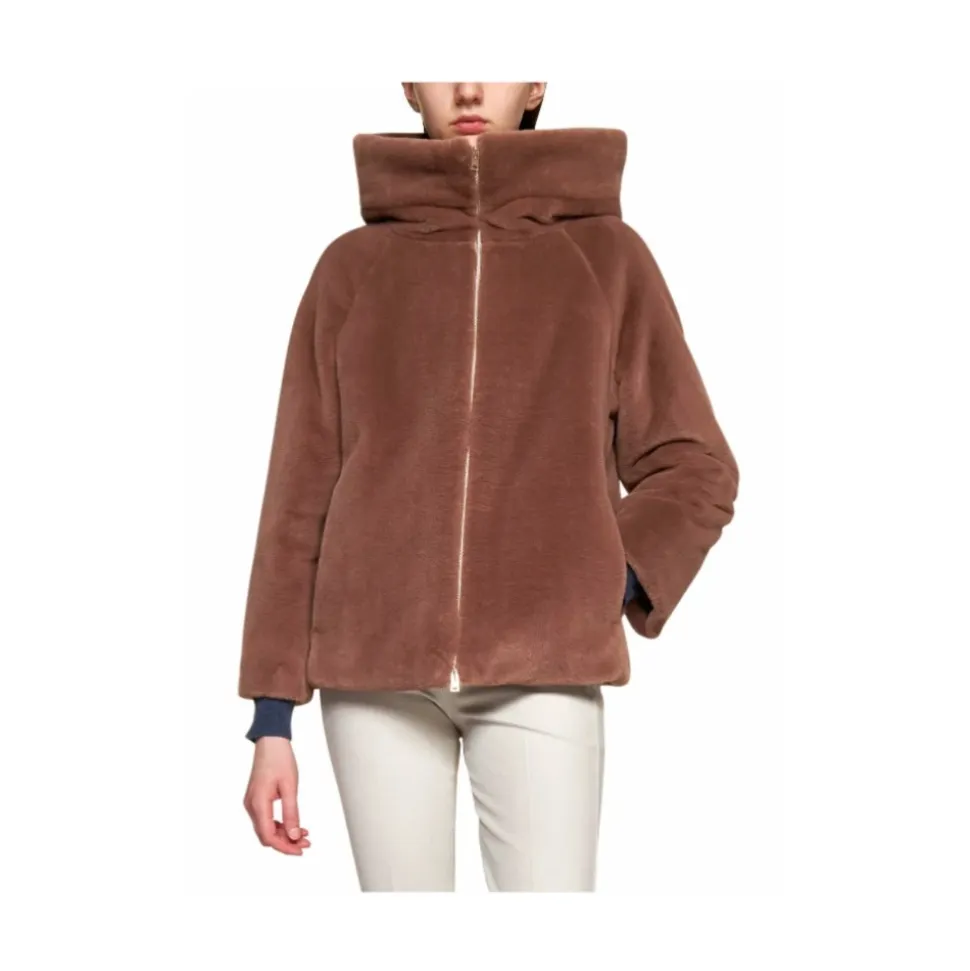 Faux Fur und Shearling Jacke