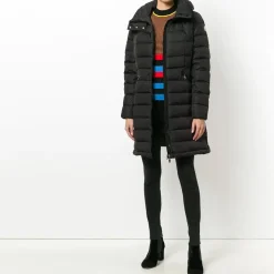 Flammette Nylon Daunenjacke