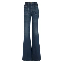 Flared Jeans aus Denim