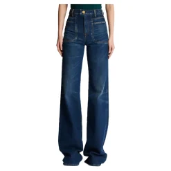Flared Jeans aus Denim