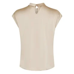 Fleur Drapy Satinbluse