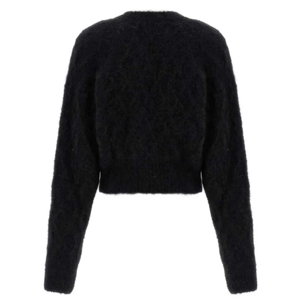 Fluffy Strickjacke