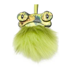 Frosch-Taschenanhänger mit flauschigem