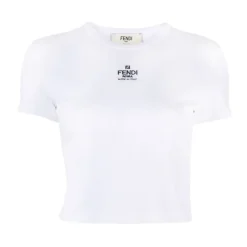 Geripptes Cropped Top