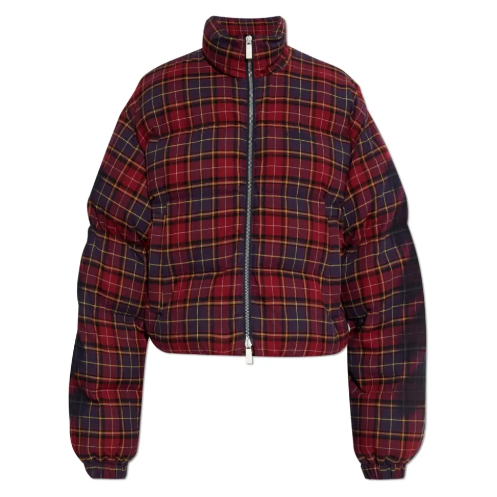 Gesteppete karierte Jacke