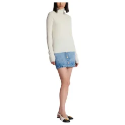 Gestrickter Rollkragenpullover