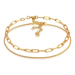 Gliederketten Armband Set