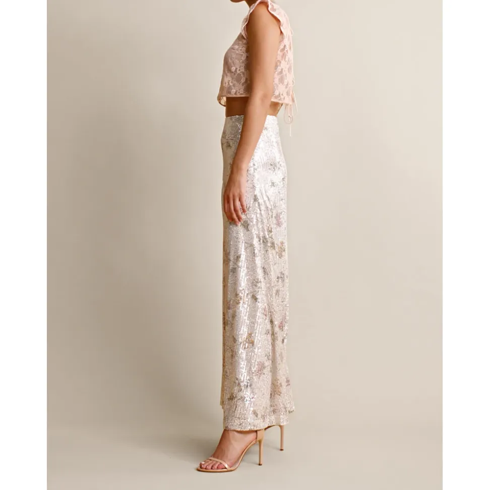 Glitzernder Maxi-Rock