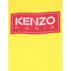 Goldener Sweater mit Paris Logo-Patch