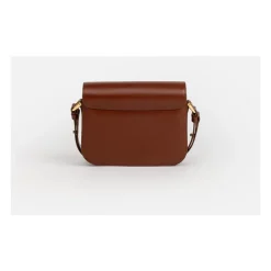 Grace Small Braune Taschen mit Gold-Hardware