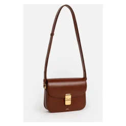 Grace Small Braune Taschen mit Gold-Hardware