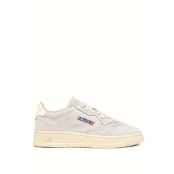Grauer Ledersneaker Modell Medalist
