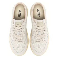 Grauer Ledersneaker Modell Medalist