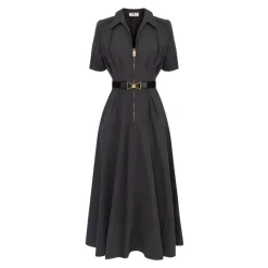 Gürtel-Midikleid