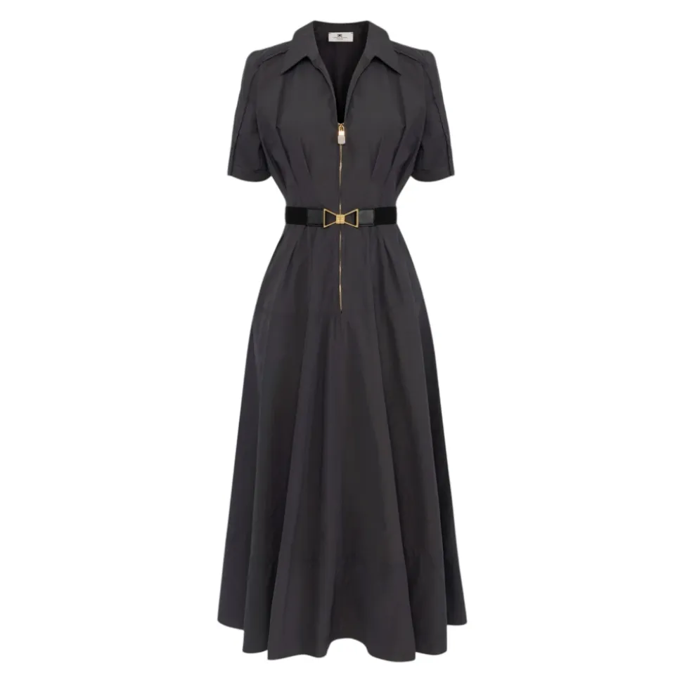 Gürtel-Midikleid