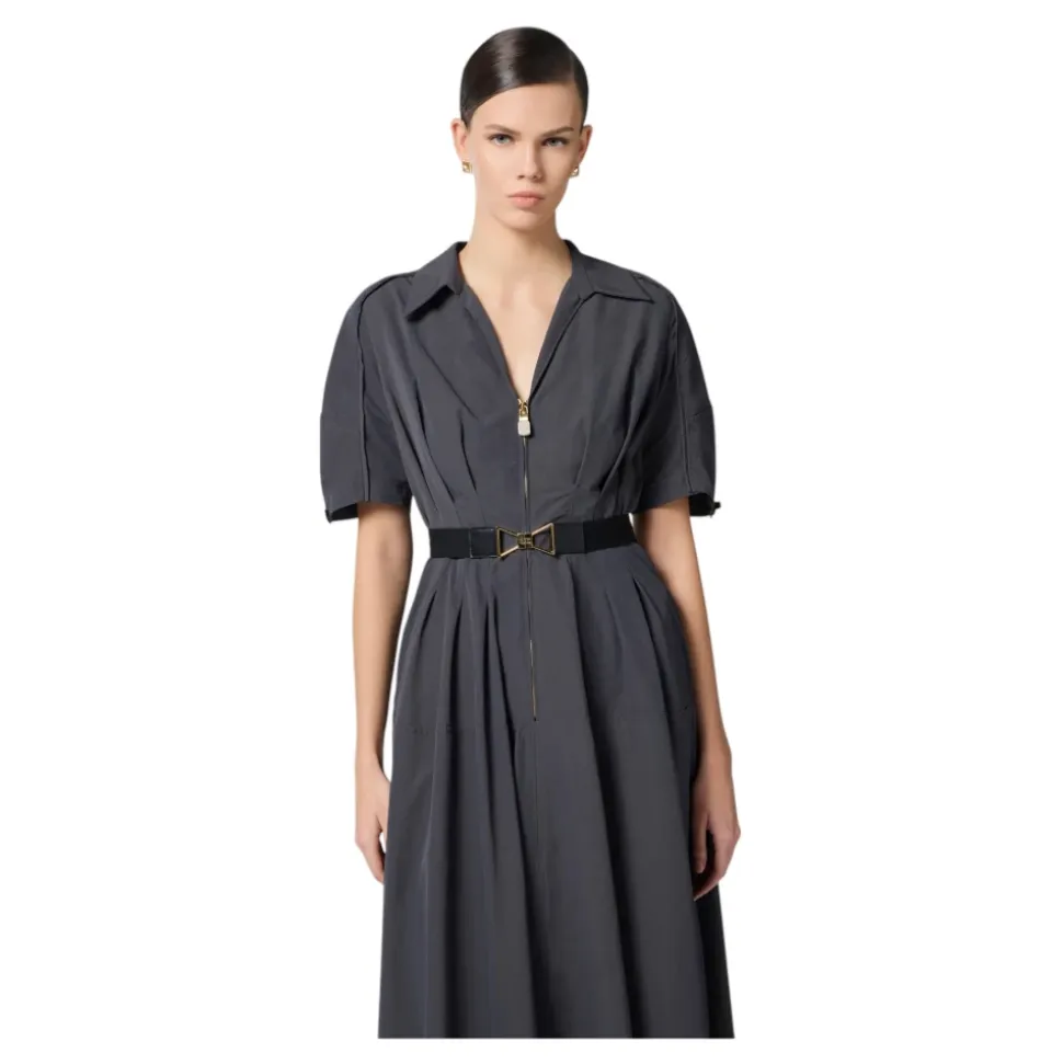 Gürtel-Midikleid