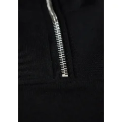 Half-zip Logo-patch Sweatshirt