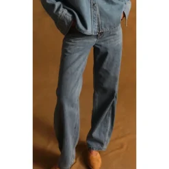 HEDGY Jeans mit weitem Bein