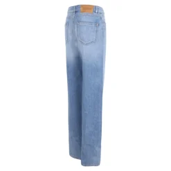 Hellblaue Oversized Denim Jeans