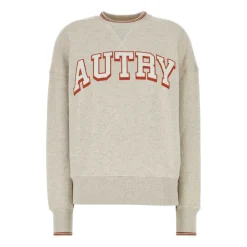 Hellgrauer Baumwoll-Damen-Sweatshirt