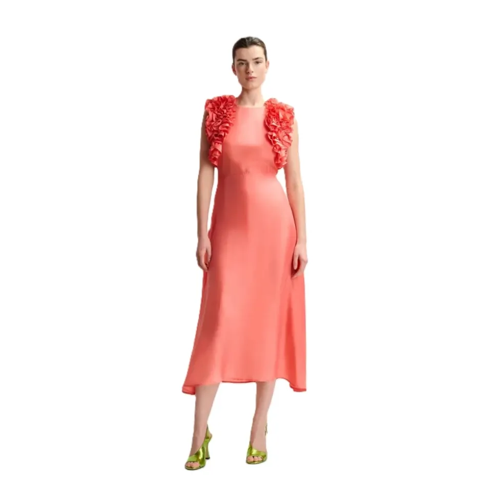 Hexico Rüschen-Midikleid