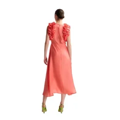 Hexico Rüschen-Midikleid