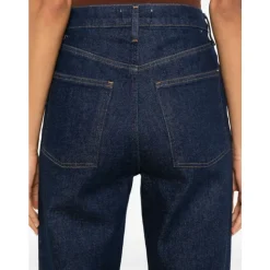 High-Rise Straight Jeans