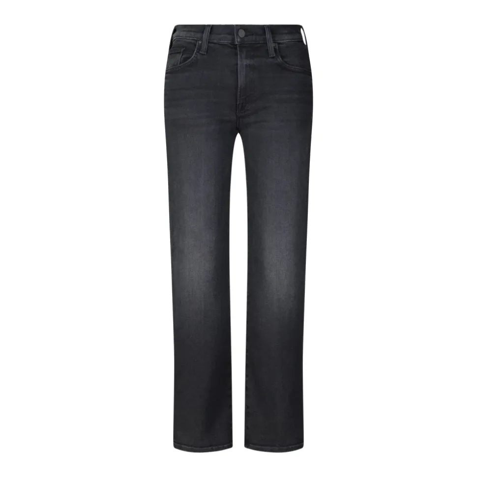 High-Waisted Straight Leg Jeans