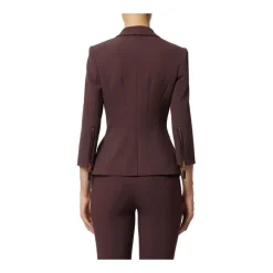 Jacke aus doppellagigem Crêpe