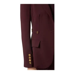 Jacke aus leichtem Crêpe-Stoff mit Schmuckdetails