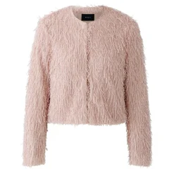 Jacke im Feder-Look
