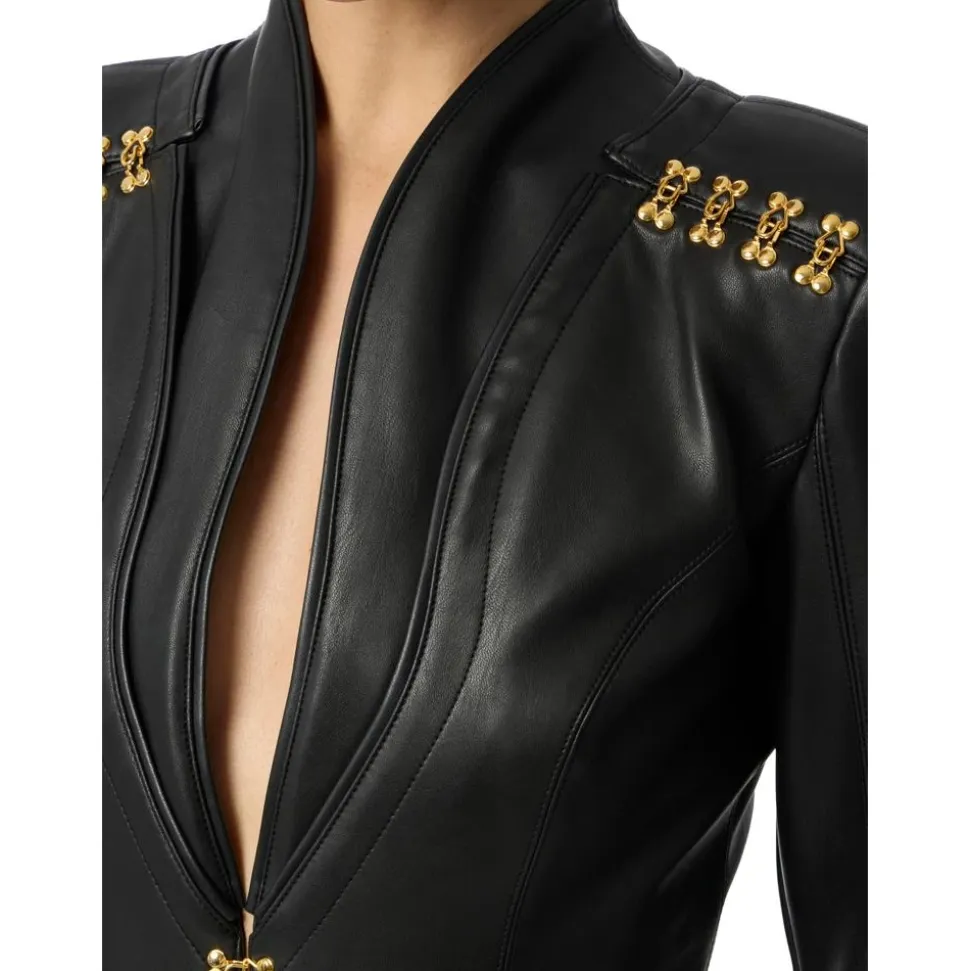 Jacke mit Schmuckverschlüssen