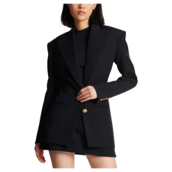 Jacke mit Taillenzug und 2 Knöpfen