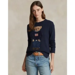 Jacquard Polo Bear Pullover