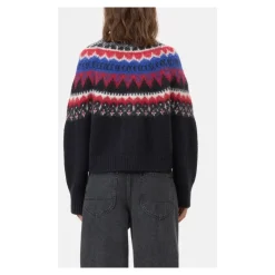 Jacquard Strickjacke