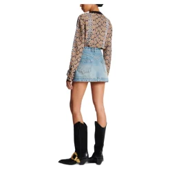 Jeansrock mit Taschen