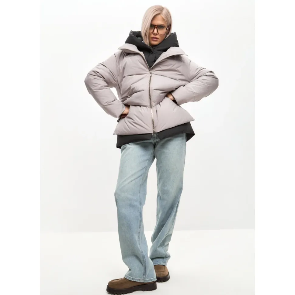 Kapuzen-Pufferjacke